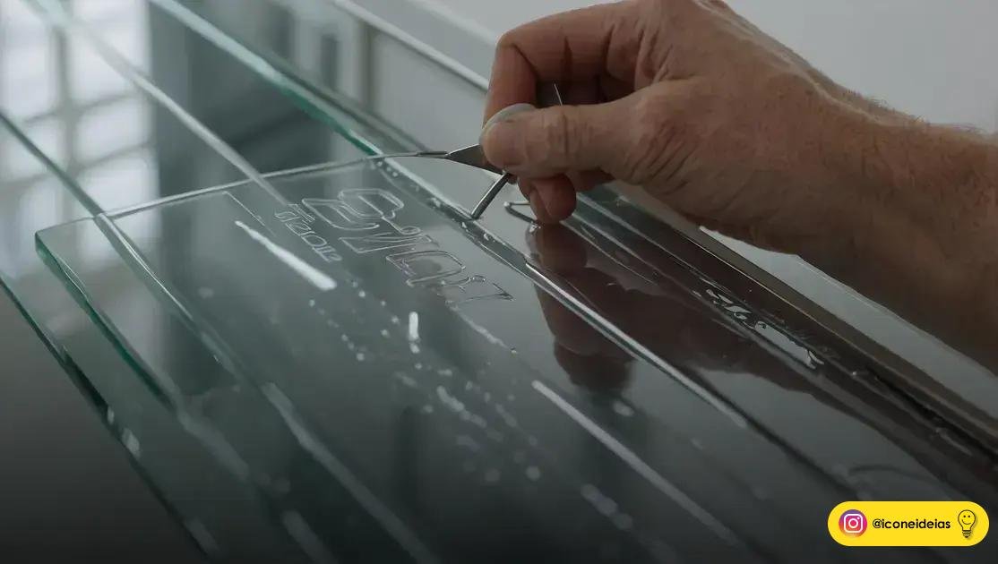 adesivo com logo recortado Alphaville: acabamento premium, instalação rápida