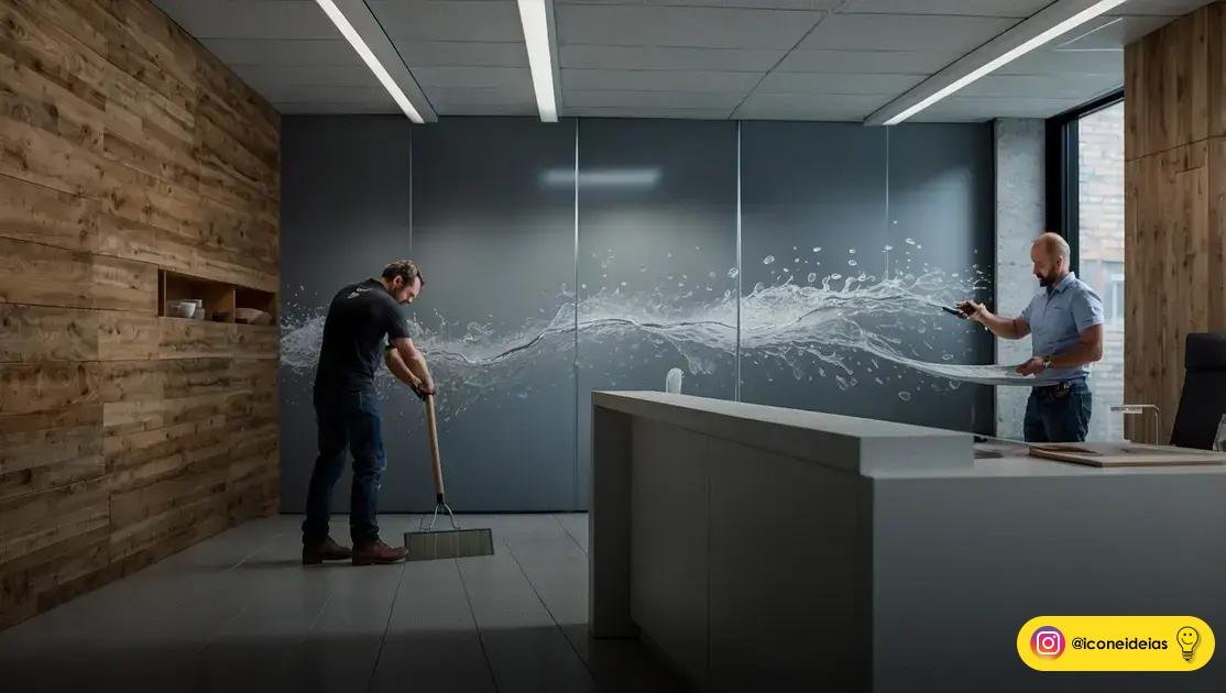 aplicações práticas: paredes, móveis, geladeiras e vitrines internas