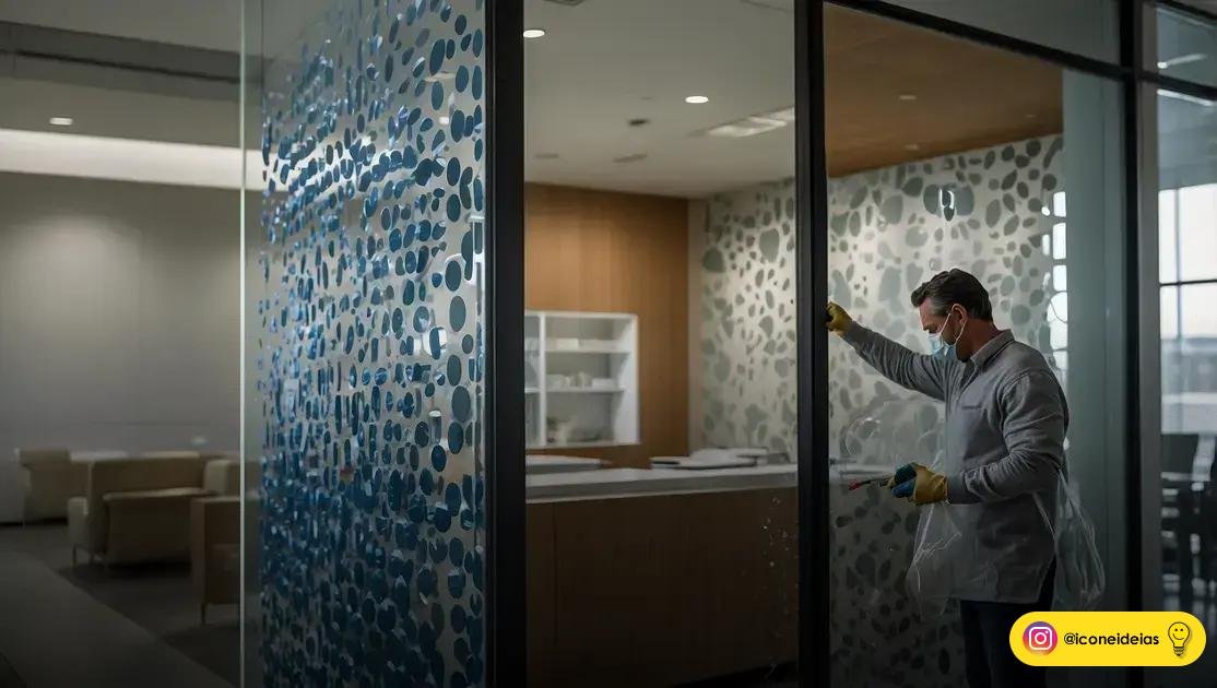 aplicações práticas: paredes, móveis, geladeiras e vitrines