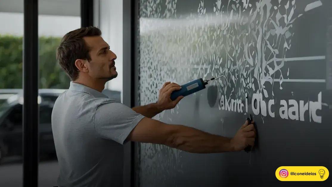 Aplicações práticas: paredes, móveis, vitrines, vidros e veículos