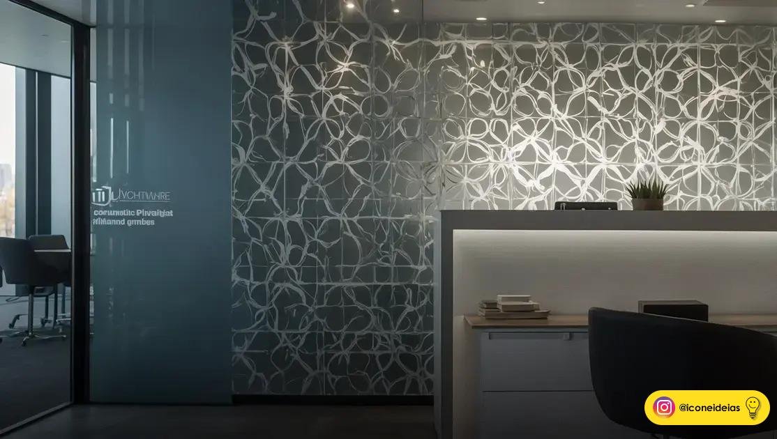 aplicações práticas: paredes, vitrines, móveis, geladeiras e logos 3D