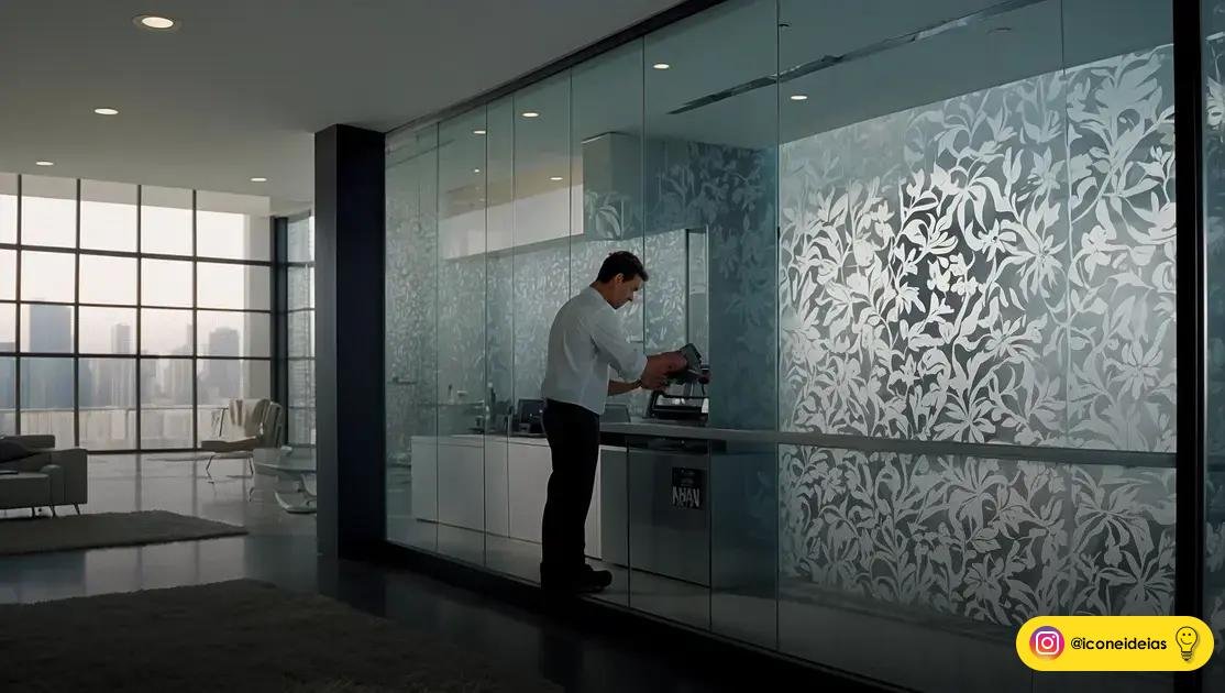 Aplicações que impactam: paredes, tetos, móveis, geladeiras e vitrines internas