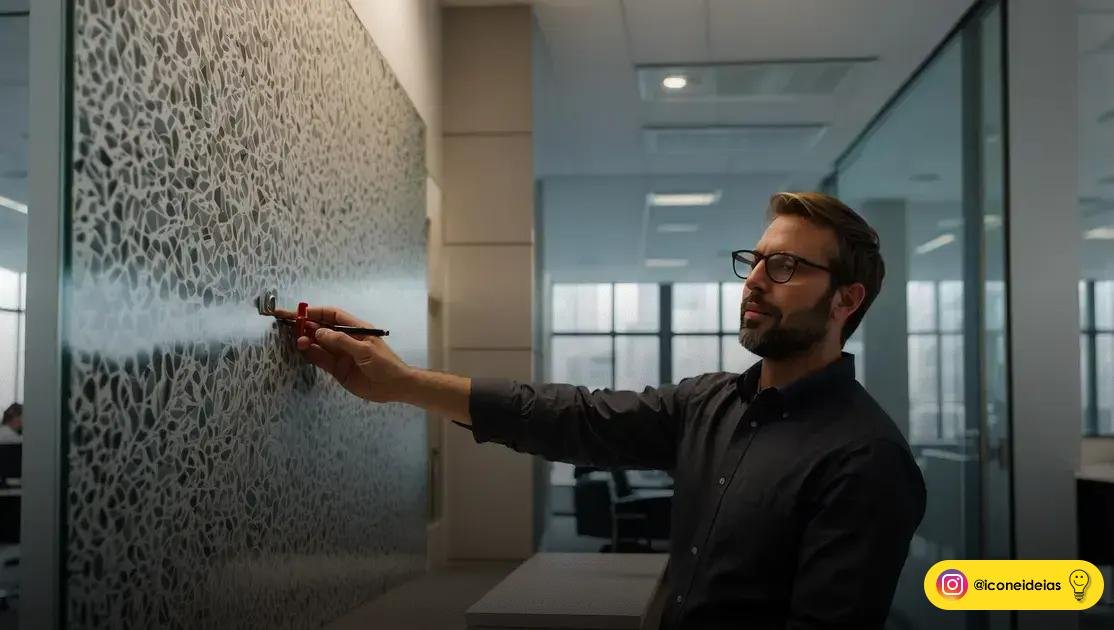 Aplicações que transformam ambientes: paredes, vidros, móveis e tetos