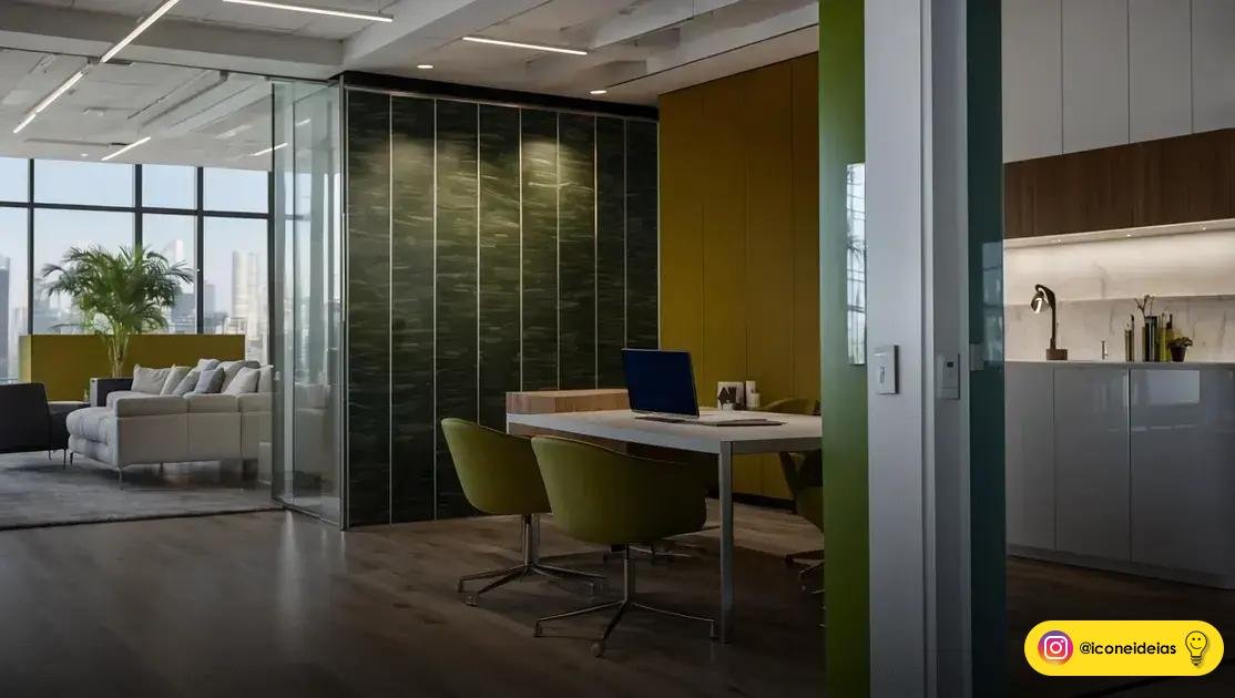 aplicações reais em recepções, salas, vitrines, móveis e geladeiras