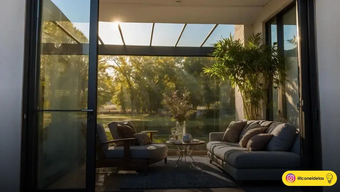 benefícios práticos: conforto térmico, privacidade e proteção UV