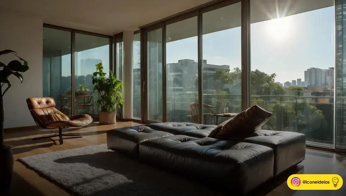 Benefícios práticos: controle térmico, proteção UV e privacidade