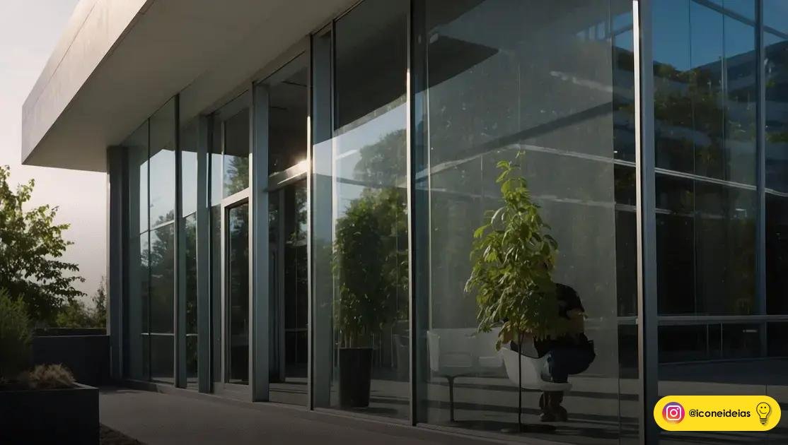 como a película espelhada reduz calor, bloqueia UV e melhora o conforto ambiental