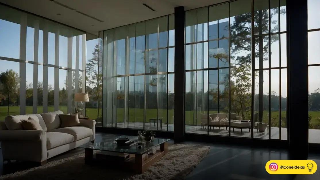 como a película espelhada reduz calor e melhora privacidade