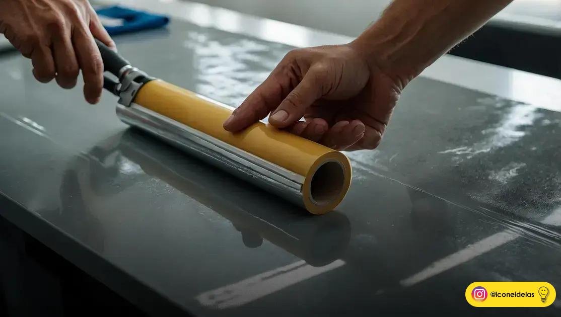 Garantia de acabamento: alinhamento, proteção e sem emendas visíveis