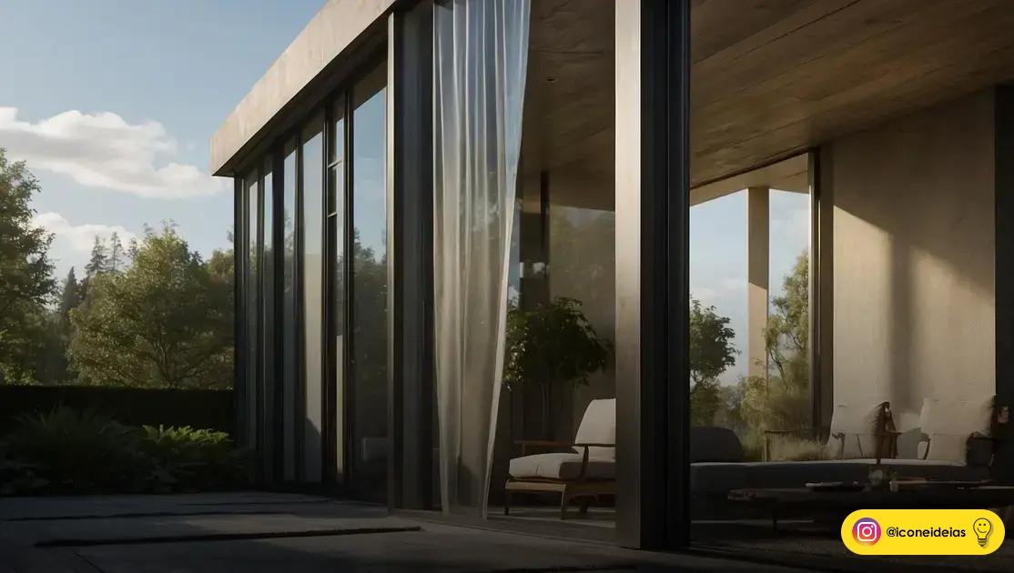 impacto na privacidade e na estética de fachadas e janelas residenciais