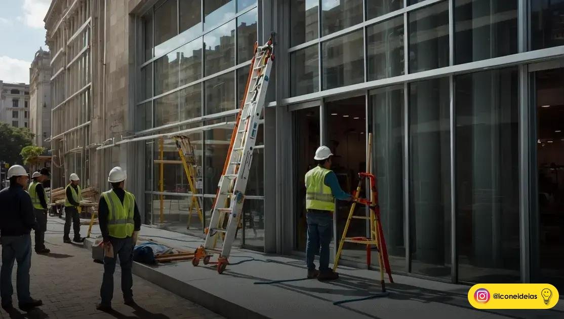 instalação limpa, tempo de serviço e cuidados em condomínios e comércios