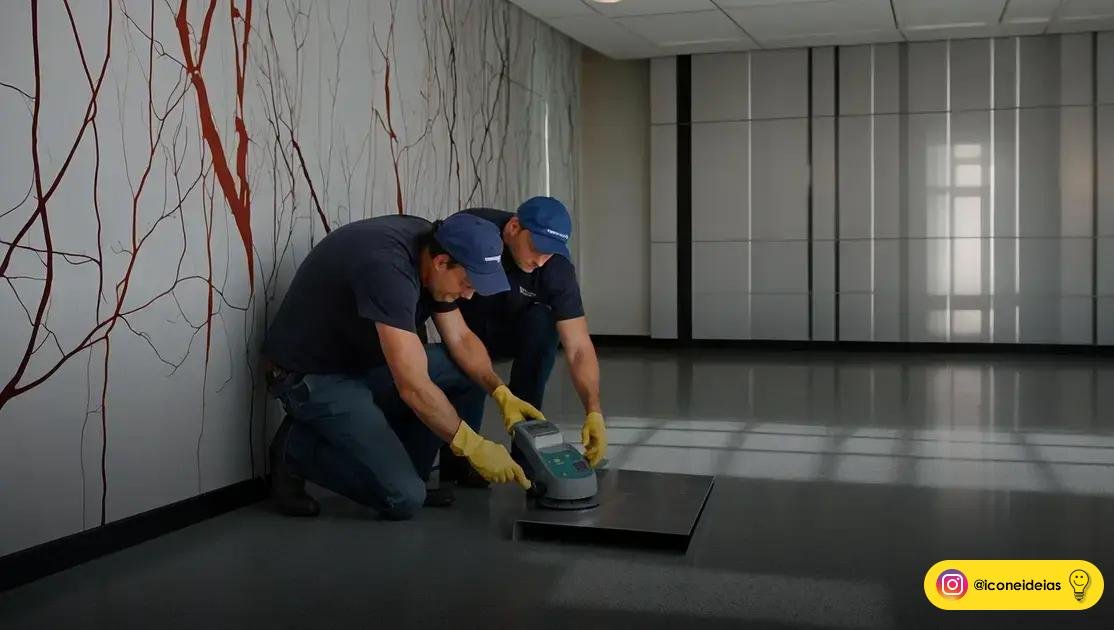 instalação profissional: proteção de superfícies, alinhamento e sem bolhas