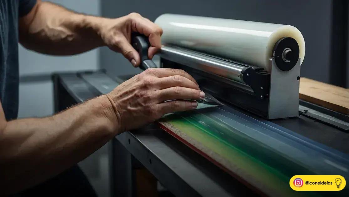 Materiais e impressão: vinil, laminado e impressão digital de alta resolução