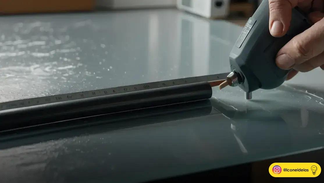 materiais e recorte: precisão, durabilidade e acabamento premium