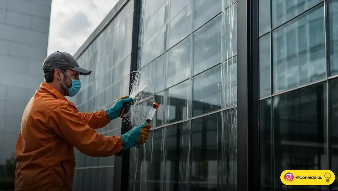 o processo de instalação limpa e rápida: preparação, aplicação e tempo estimado de serviço