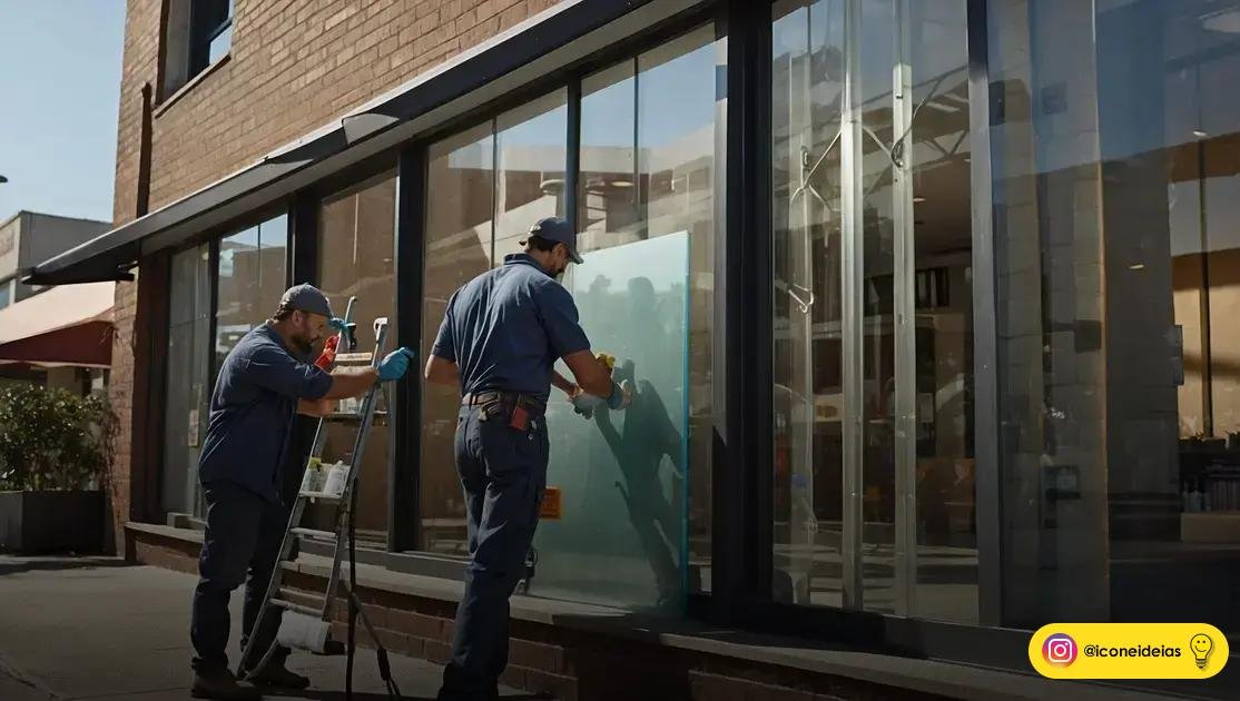 processo de instalação em comércios e condomínios: tempo, limpeza e garantia