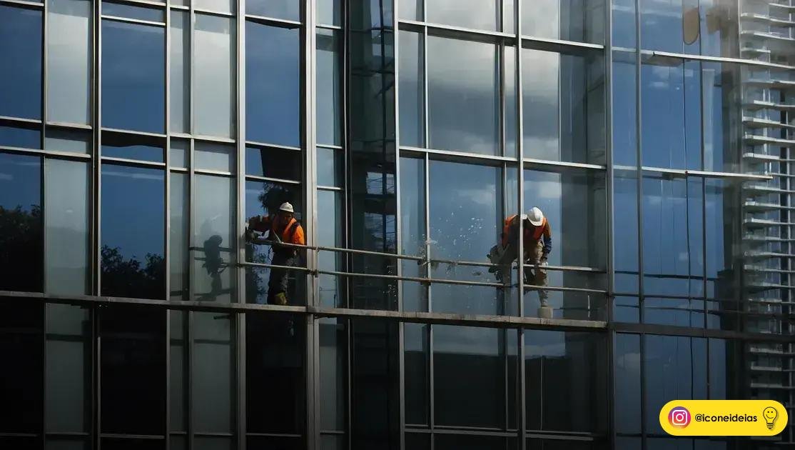 processo de instalação limpa, tempo de serviço e manutenção recomendada