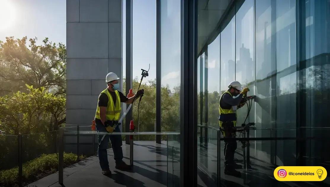 processo de instalação: limpeza, tempo de serviço e cuidados pós-aplicação