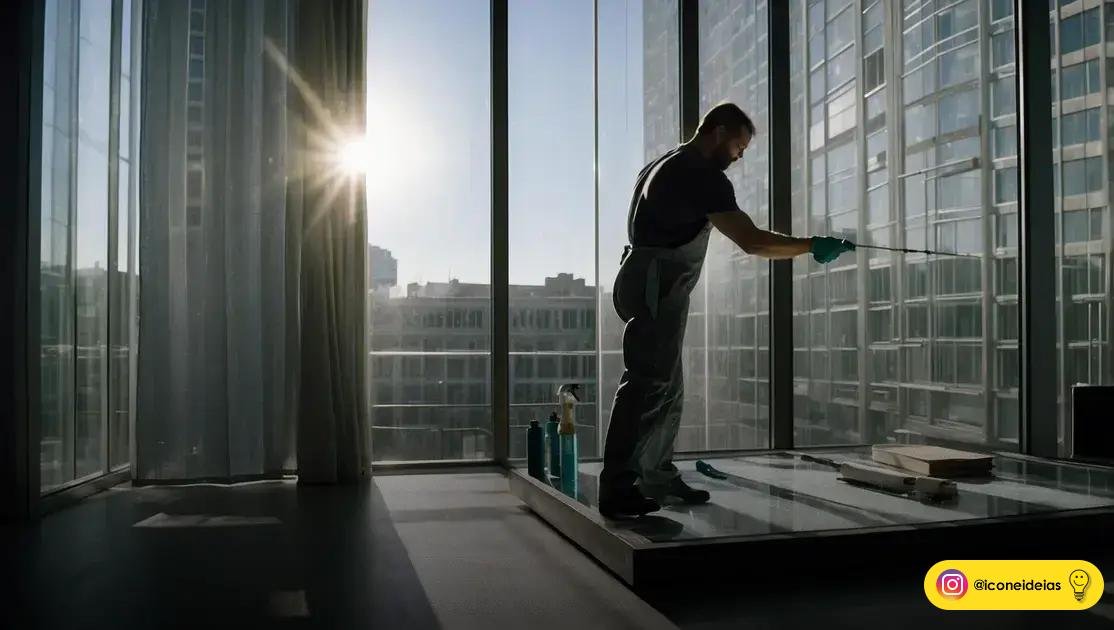 Processo de instalação: prazo, limpeza e resultado imediato