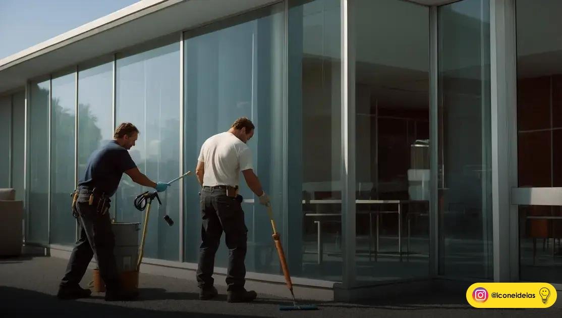 Processo de instalação: preparação, tempo e instalação limpa e rápida