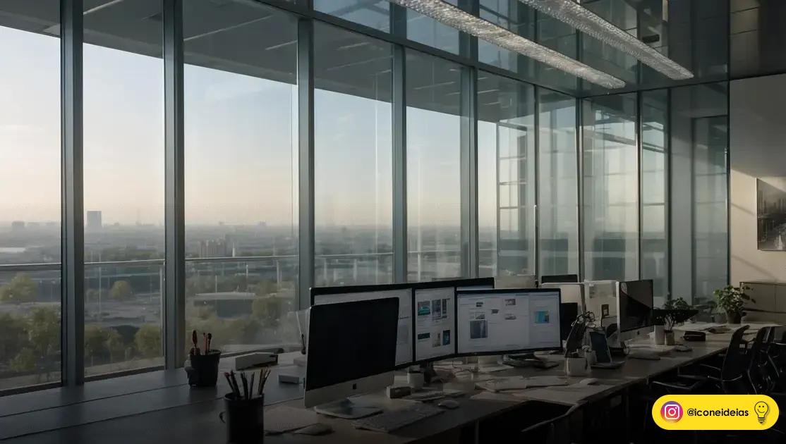 resultados práticos: redução de brilho, privacidade e proteção UV