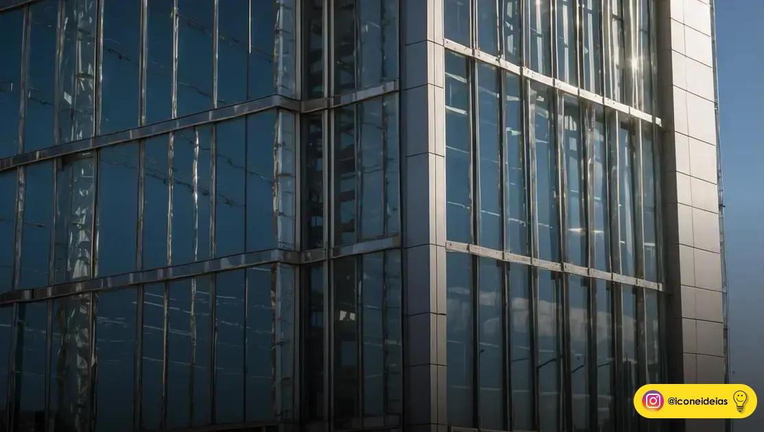 tipos de insulfilm para fachadas: refletivo, metálico e controle solar
