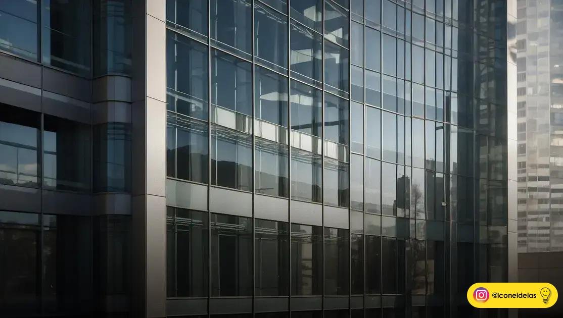 tipos de película espelhada e acabamentos para fachadas e interiores