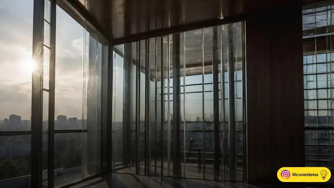 Tipos de película: espelhada, refletiva e suas aplicações em sacadas de vidro